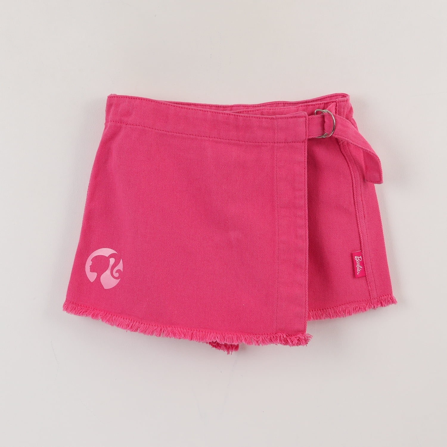 Falda Niña Rosado Mezclilla Barbie