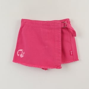 Falda Niña Rosado Denim Barbie
