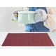 thumbnail image 5 of REGALWOVEN Juego de 6 Manteles Individuales para Decoración de Mesa de Comedor de Cocina, Manteles Lavables, Mantel Limpiable, Burdeos 18*12 Pulgadas, 5 of 7