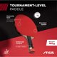 thumbnail image 2 of Paleta De Tenis De Mesa Pro Carbon Raptor 2 Mm, 2 of 3