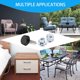 thumbnail image 5 of Niveladores de patas para muebles LANBEAUTIFY, paquete de 20, ajustables, 1/4, 5 of 5