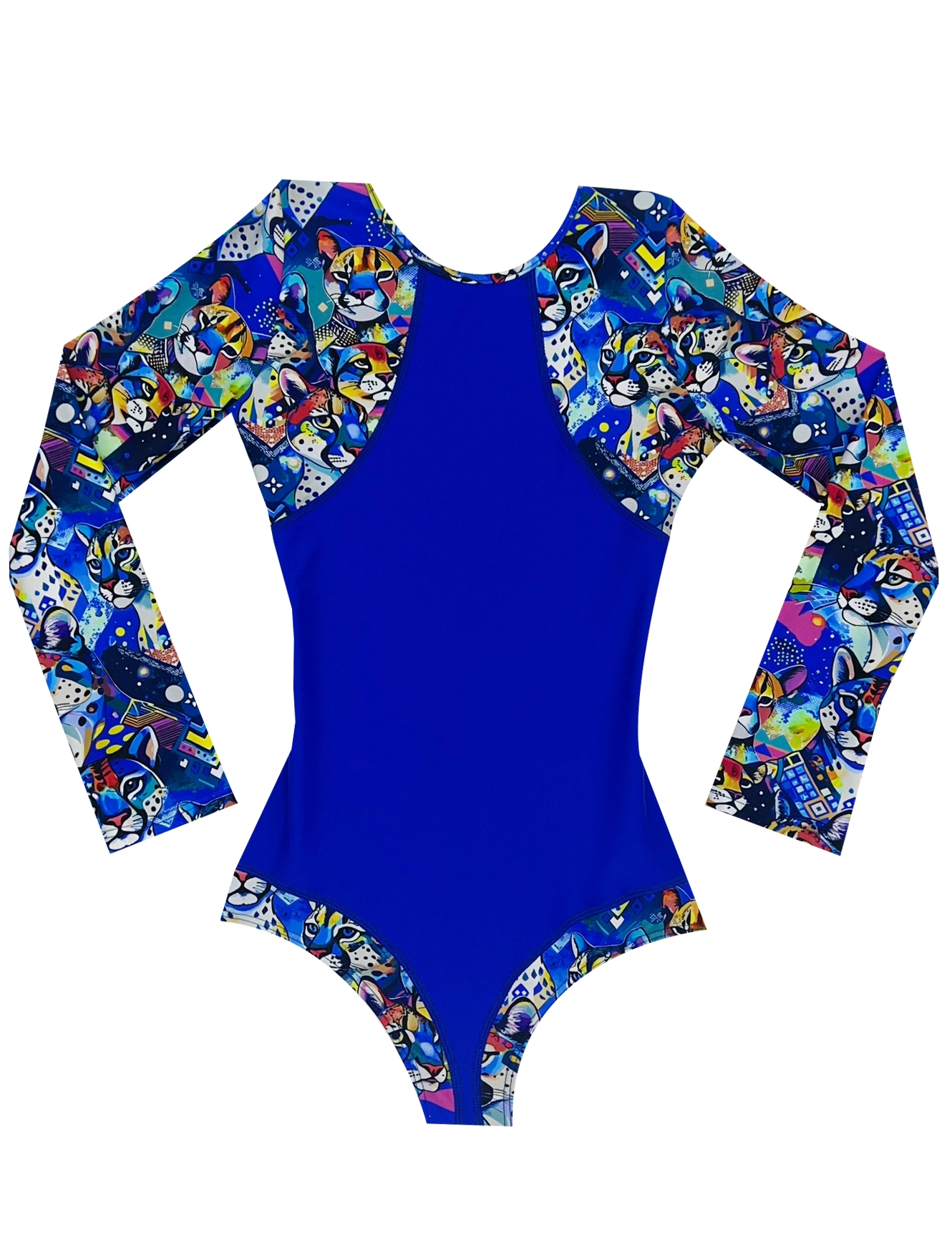 Samia - Traje De Baño De Niña Manga Larga Azul 6