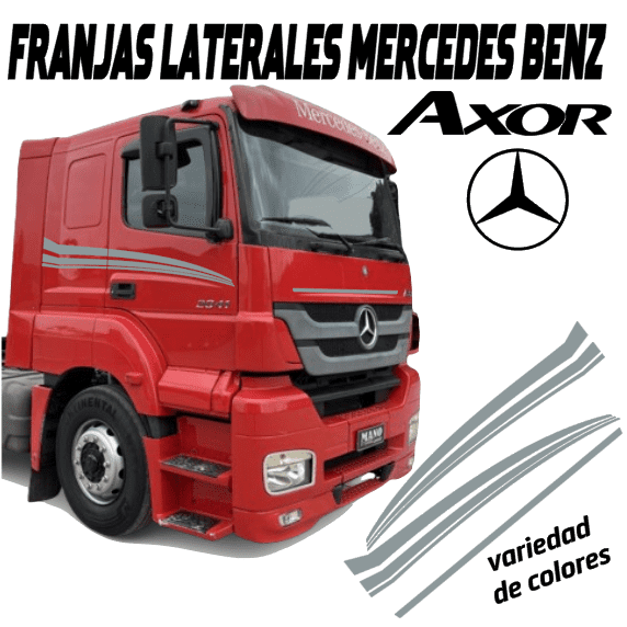 Sticker Vinil Adhesivo para camion Mercedes Benz Axor