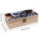 thumbnail image 2 of Pennywise, el Payaso Caja Organizadora de Madera Rústica - Caja Decorativa Multifuncional para Escritorio, Hogar, Oficina, Joyas y Manualidades, 2 of 6