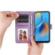 thumbnail image 4 of Funda tipo cartera FOXDOCK para OPPO A74 4G , diseño girasol en relieve, cuero PU, cierre magnético, soporte y tarjetero, 4 of 5