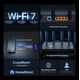 thumbnail image 2 of Router TP-Link Archer BE600 WiFi 7 Tri-Banda 2600 pies cuadrados, 2 of 7