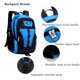 thumbnail image 4 of Mochila deportiva con bloqueo de color VIDOSCLA para niños, 4 of 6