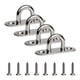 thumbnail image 1 of WOFTD Paquete de 4 ganchos de techo de acero inoxidable M5 45 x 15 mm, 1 of 6
