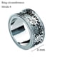 thumbnail image 4 of Anillo giratorio para hombre con diseño de cielo estrellado y diamantes, ideal para parejas., 4 of 5
