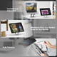 thumbnail image 3 of Soporte para tableta SWAGKIND ajustable y plegable para iPad Pro, plateado, 3 of 6