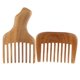 thumbnail image 4 of 2x Cepillo De Desenredante De Peine De Dientes Anchos De Madera Natural Antiestático Sándalo Verde, 4 of 5