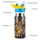 thumbnail image 3 of Botella de Agua Desmarcar The Promised Neverland Azul 12 oz, 3 of 6