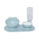 thumbnail image 2 of Juego De Cuencos De Comida Y Agua Para Gatos Comedero Elevado De 15° Para Gatos Perros Pequeños Gatito Azul, 2 of 5