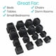 thumbnail image 5 of Elevador de muebles Vive Heavy Duty, paquete de 8 (13 cm, 8 cm), 5 of 10