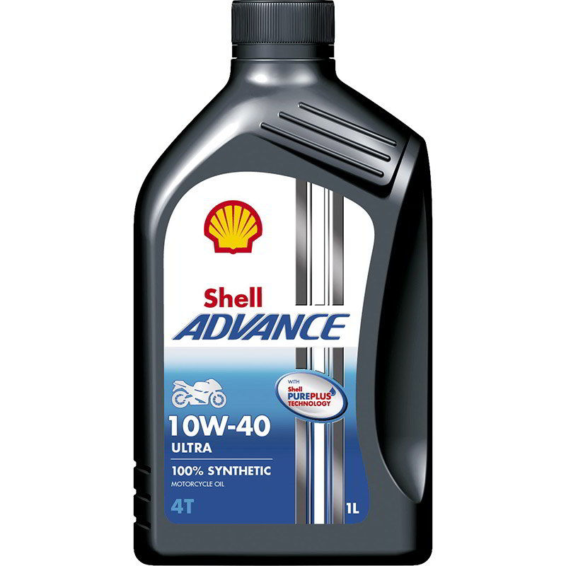 Aceite Advance 4t 12x 10w-40 Para Moto 1 Lt 1 L Shell