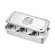 thumbnail image 3 of Chafing Buffet Chafer Set Hot Pot Chafer Para Banquetes Condimentos De Cocina 3 Compartimentos, 3 of 5