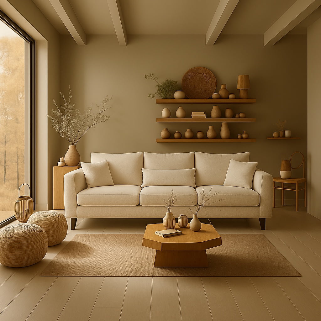 Casa Wow Deco - Sofá 3 Cuerpos Libera Beige Tela – Confort Y Estilo Para Tu Hogar