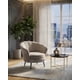 thumbnail image 3 of Sillon 1 Cuerpo Terciopelo Shell Black Gris, 3 of 3