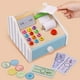 thumbnail image 3 of Caja Registradora Infantil de Madera Multicolor, 3 of 4
