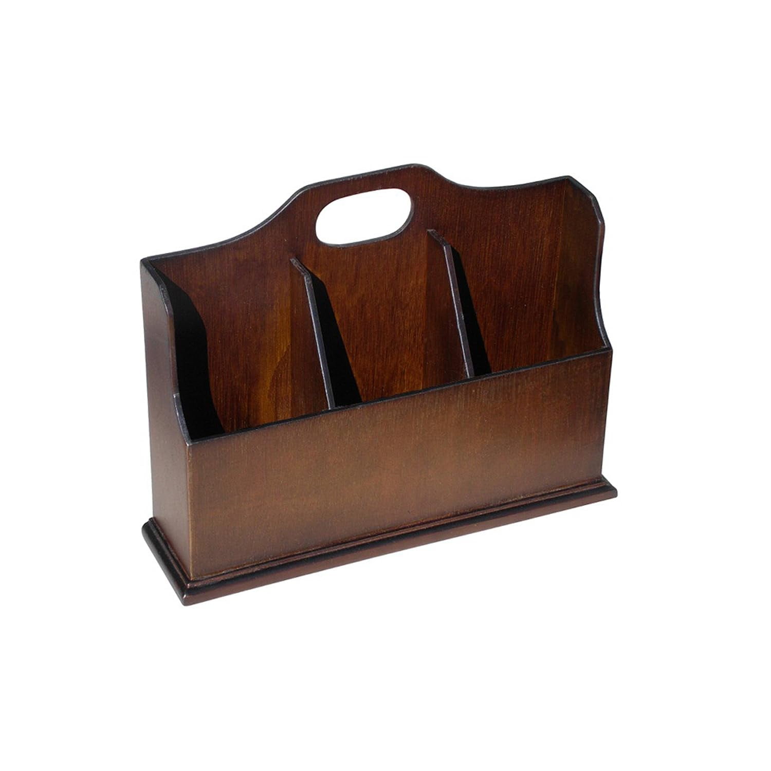 D-art Collection - Caja Organizadora De Sobres De La Colección D-art, Chapada En Caoba