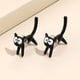 thumbnail image 2 of Cute Cartoon Cat Stud Earrings - Perfect for Holiday Parties and Girls' Accessories, 2 of 4