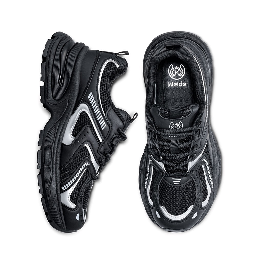 Zapatilla Deportiva Mujer De Malla Plataforma Weide Lt206