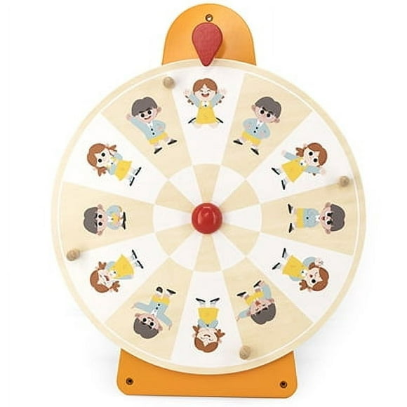 Juego Pared Madera Ruleta De Emociones