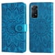 thumbnail image 2 of Funda tipo cartera FOXDOCK para Xiaomi Redmi Note 12 Pro 4G , diseño girasol en relieve, cuero PU, cierre magnético, soporte y tarjetero, 2 of 5