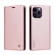 thumbnail image 1 of Funda Billetera de Cuero para iPhone 15 Pro Max con Tarjetero y Soporte - Tapa Magnética Rosa, 1 of 6
