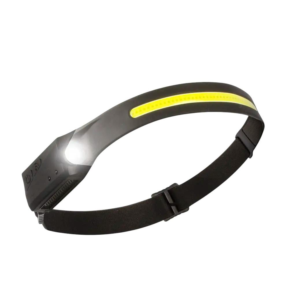 Alday - Linterna Frontal De Barra De Luz Led Recargable, Ligera E Impermeable