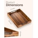 thumbnail image 2 of Bandeja otomana Tidita, 50 x 35 cm, grande, madera de acacia, con asas, 2 of 6
