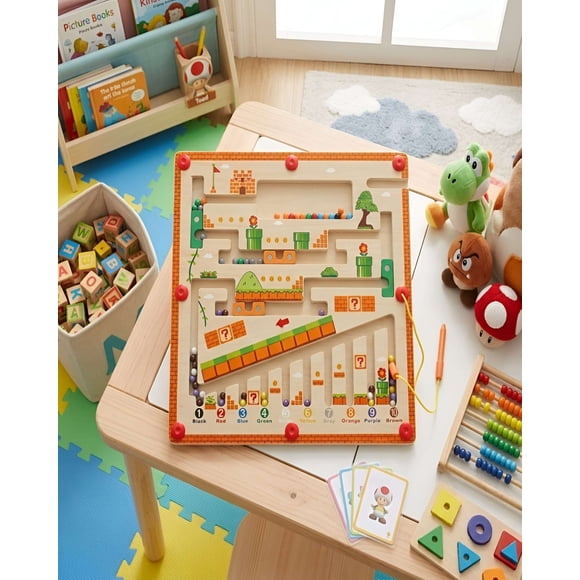 Laberinto Magnetico Juguete Didactico Montessori Madera