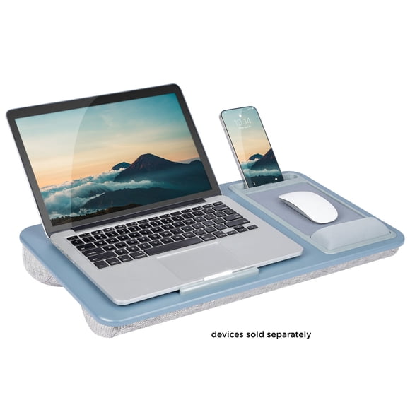 LapGear Atlas Lap Desk (para laptop de hasta 15,6 pulgadas) - Slate Blue