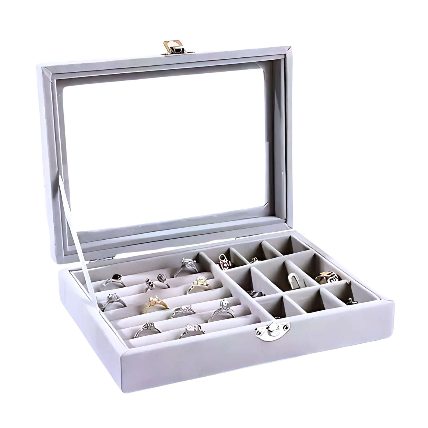 Disparo - Joyero Exhibición Estuche Organizacion Alamacenamiento Joyas