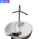 thumbnail image 2 of Shampoo basin massage spa head therapy curved waterfall shower shampoo bowl basin hairdressing station beauty salon supply, 2 of 3