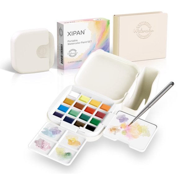 Set de Acuarelas Xipan 16 colores – Kit de arte portátil