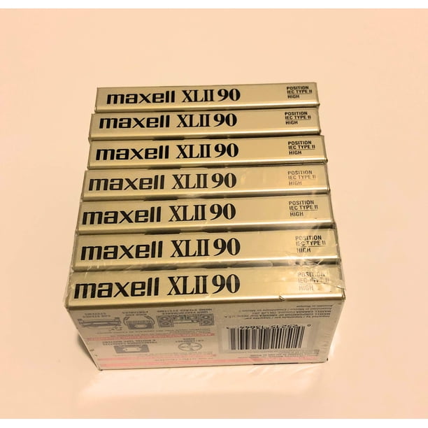 Cinta de casete de audio Maxell XLII IEC tipo II de 90 minutos de alta polarización