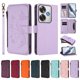 thumbnail image 3 of Funda Cartera Mariposa para [Xiaomi Poco F6] con Soporte y Cremallera Morado claro, 3 of 6