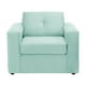 thumbnail image 1 of Sofa Vivo 1c Felpa 30 Verde Agua, 1 of 5