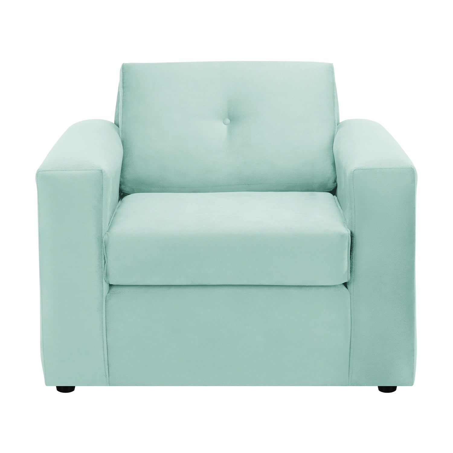 Bodevir - Sofa Vivo 1c Felpa 30 Verde Agua