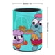 thumbnail image 2 of ¡Muévete Wombats!-theme Cylinder Pen Holder Pencil Organizer with Flannel Lining PVC Leather Material Cardboard Base for study work 10*8CM, 2 of 6