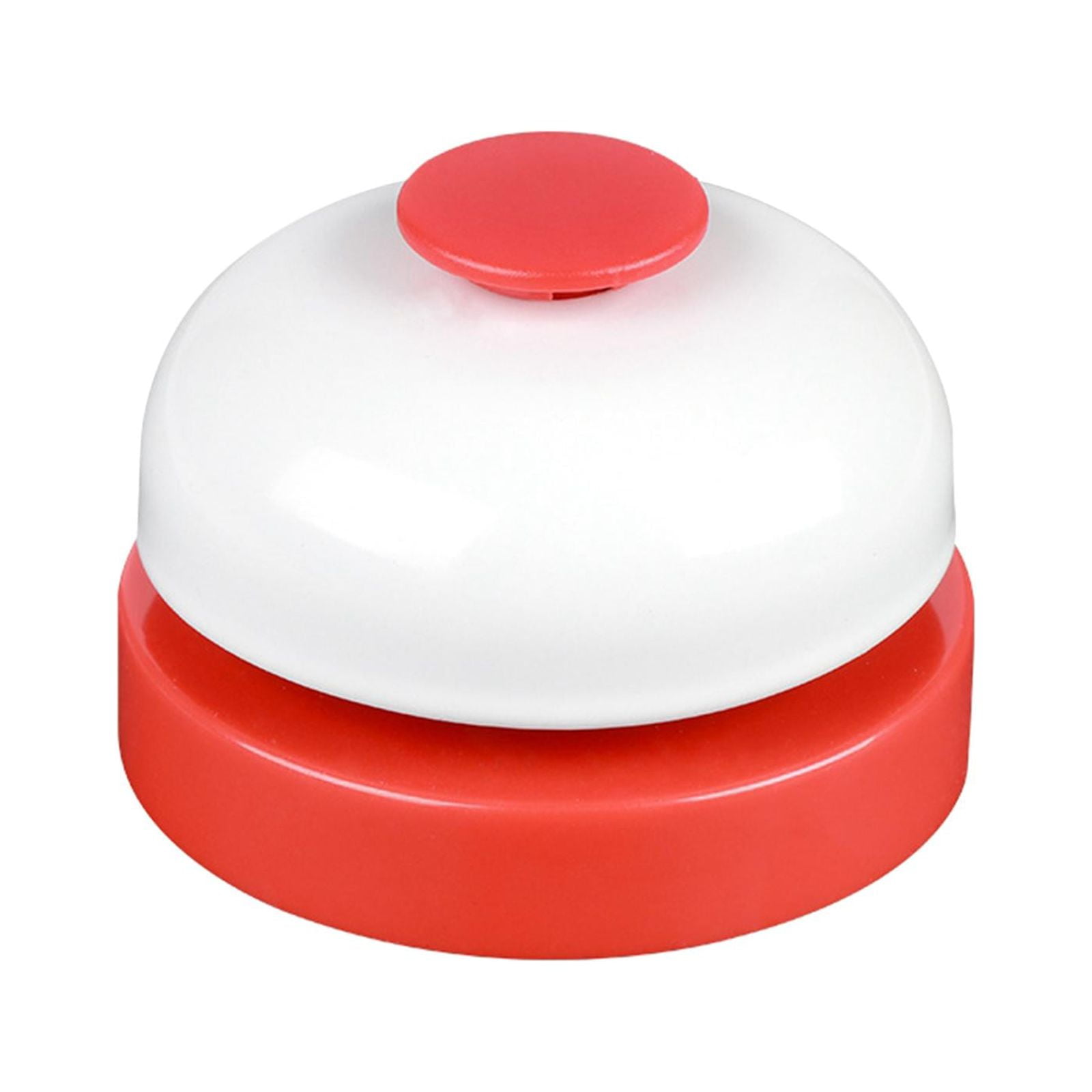 Bothyi - Platos Delanteros Table Bell Smooth Busy Board Bell Toy Para Servicio Hotel Restaurantes Red