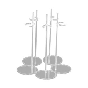 Magideal - 5X Soporte De Exhibición De Soporte De Muñeca Transparente Acrílico, Soporte De Modelo De Muñeca De Niña De Apoyo Para Accesorios De Figura De Acción