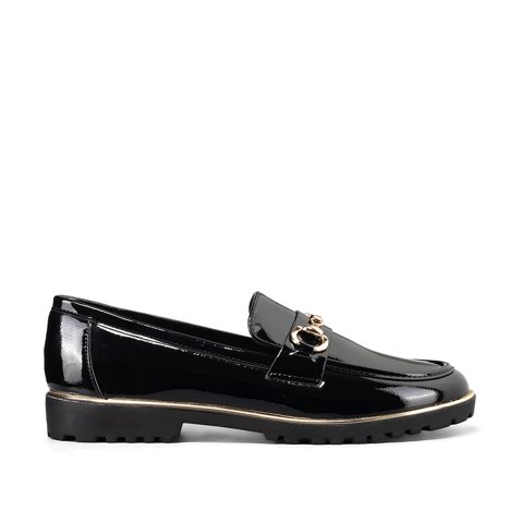 Mocasin Casual Mujer Vintage Clasico Charol Weide Jn712