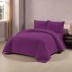 thumbnail image 1 of Cubrecama Quilt De Verano De 1.5 Plazas Medida 180x230cm Delgado + 1 Funda De Almohada Morado, 1 of 3