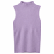 thumbnail image 2 of Polera Rib Mujer Tejida Sin Mangas Cuello Alto Acanalada lila Talla Única, 2 of 3