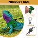thumbnail image 3 of Arnés de Correa para Lagarto Barbudo Uxcell, Arnés de Dinosaurio para Lagarto Ajustable con Cuerda de Tracción de Cuero Suave (S/M/L, 3 Piezas, Verde), para Lagarto Barbudo Reptil Ardilla Rata, 3 of 7