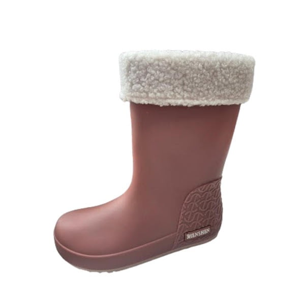 Vinnys Outlet - Bota De Agua Lluvia Mujer Burdeo