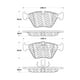 thumbnail image 2 of Pastillas Freno para auto BMW 330d 2004-2013 Delantero, 2 of 5