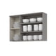 thumbnail image 2 of Mueble Aéreo 2 Puertas Vidrio Línea Americana Gris Home Mobili, 2 of 3